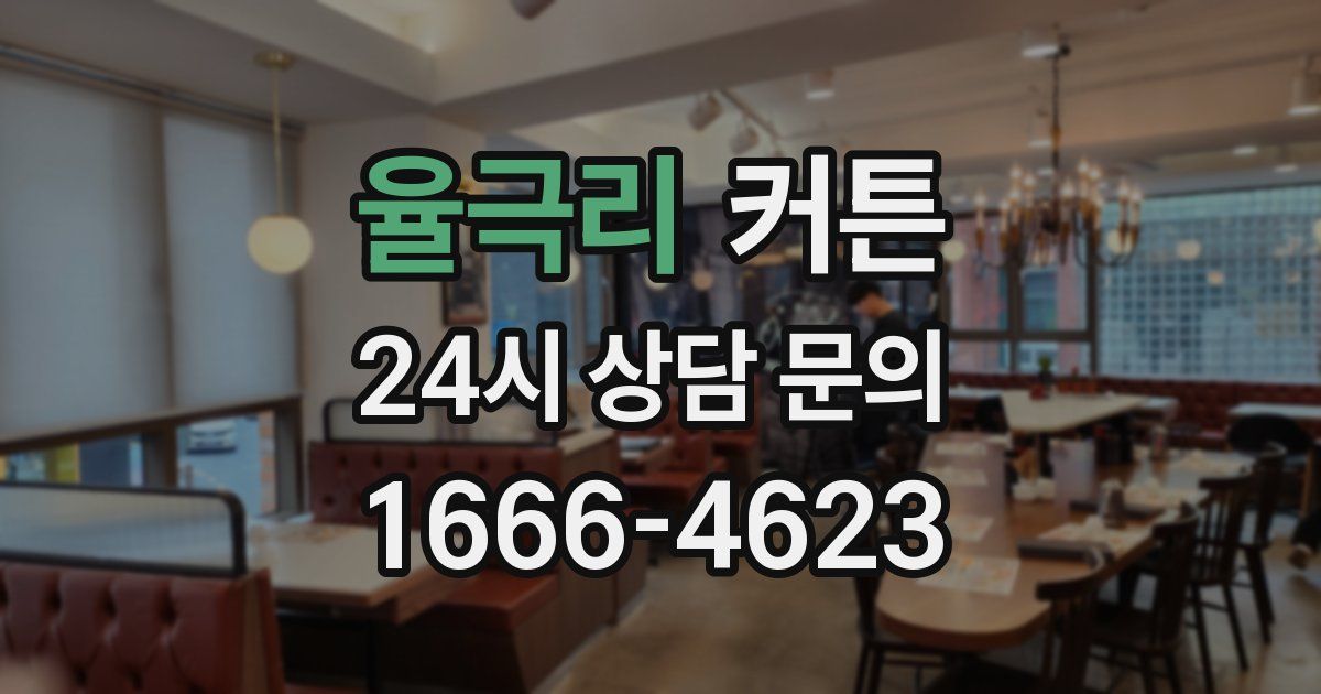 율극리 커튼