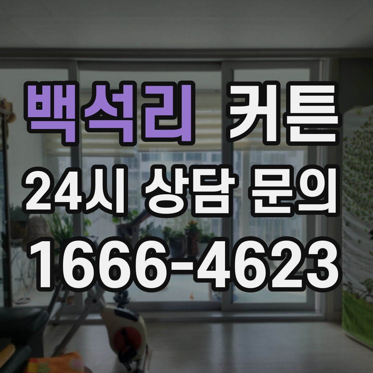 백석리 커튼