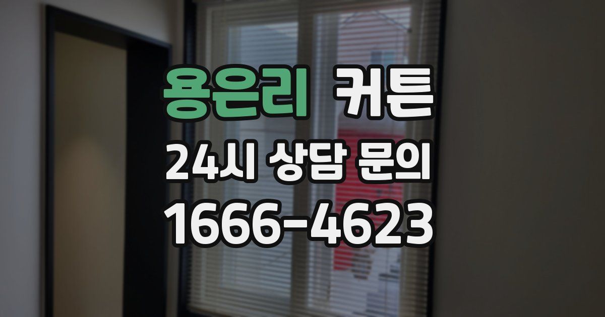 용은리 커튼