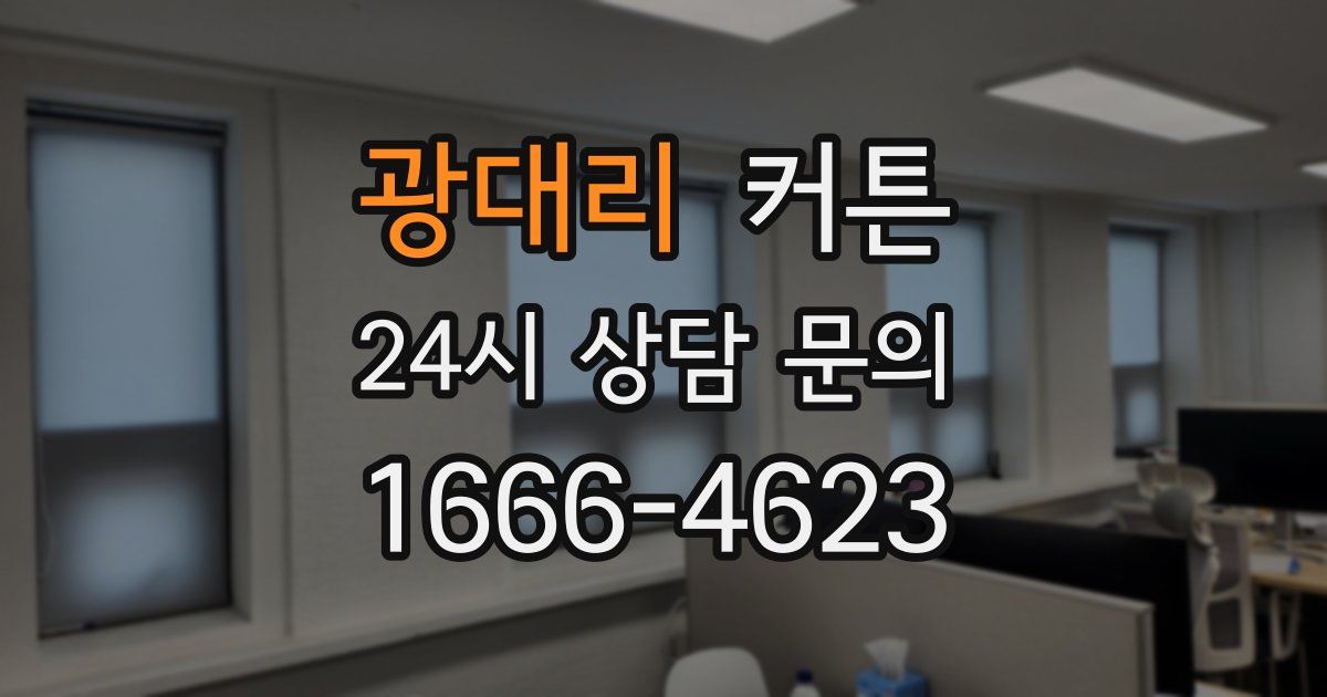 광대리 커튼