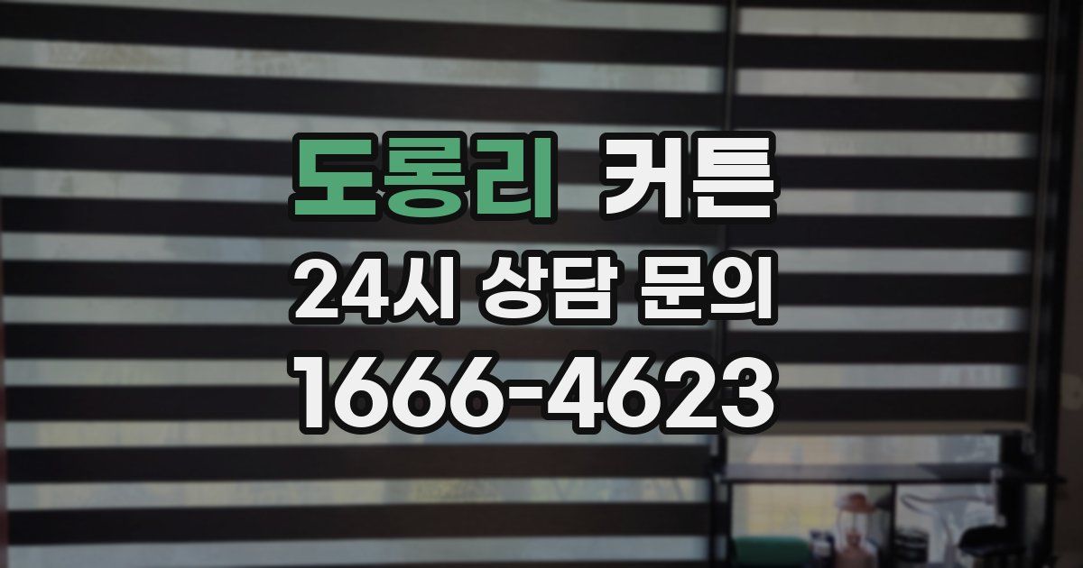 도롱리 커튼
