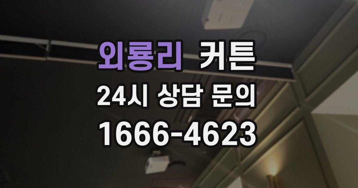 외룡리 커튼