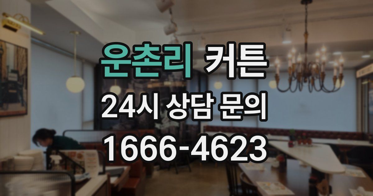 운촌리 커튼