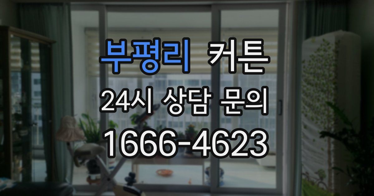 부평리 커튼