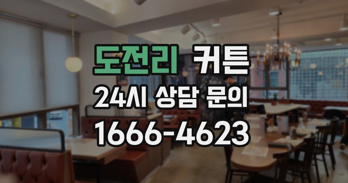 도전리 커튼