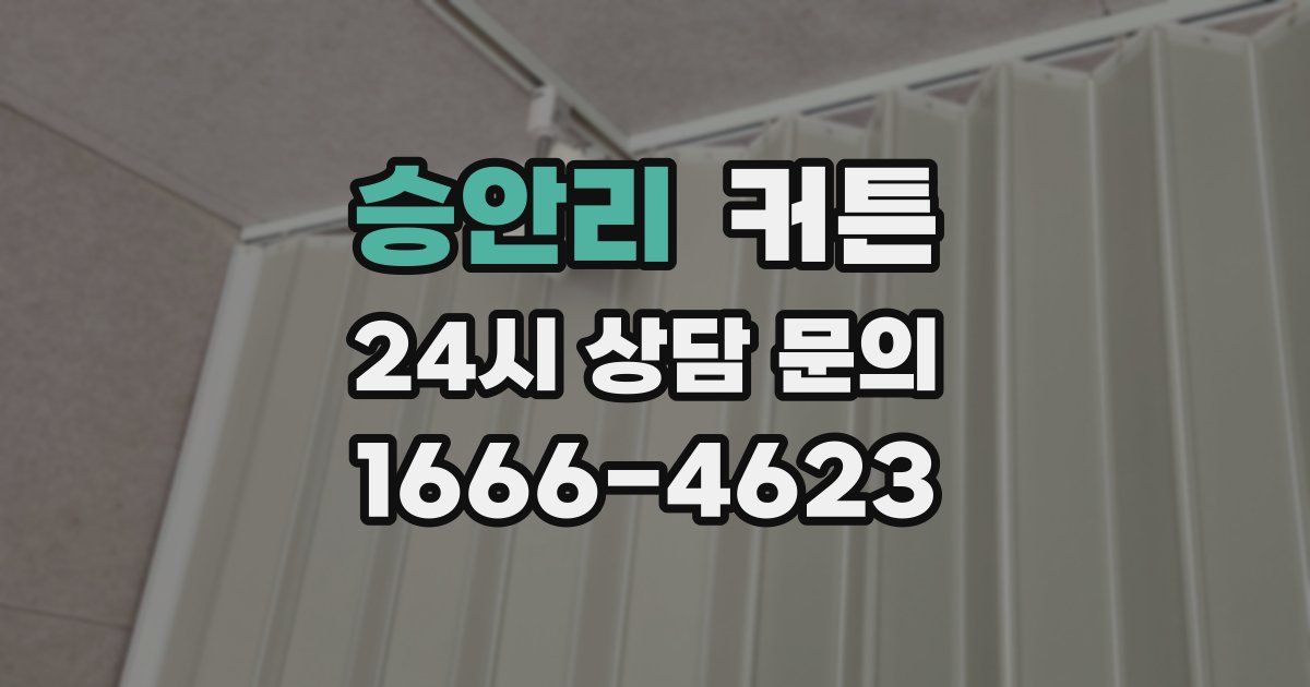 승안리 커튼