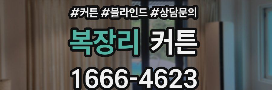 복장리 커튼