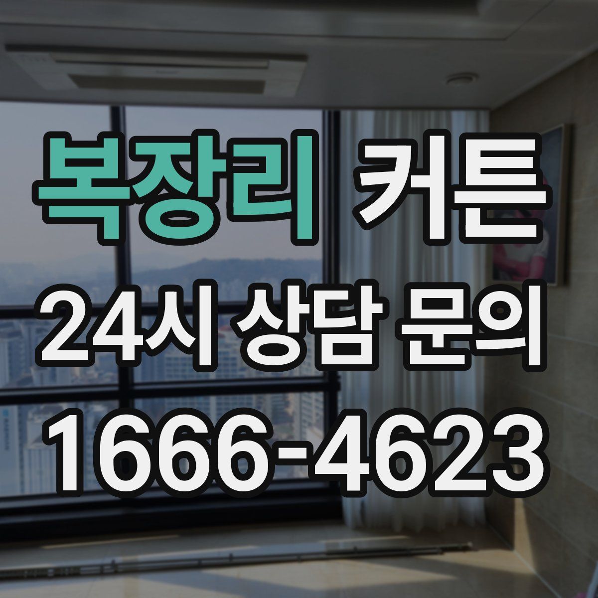 복장리 커튼