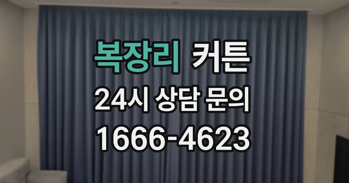 복장리 커튼