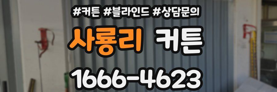 사룡리 커튼