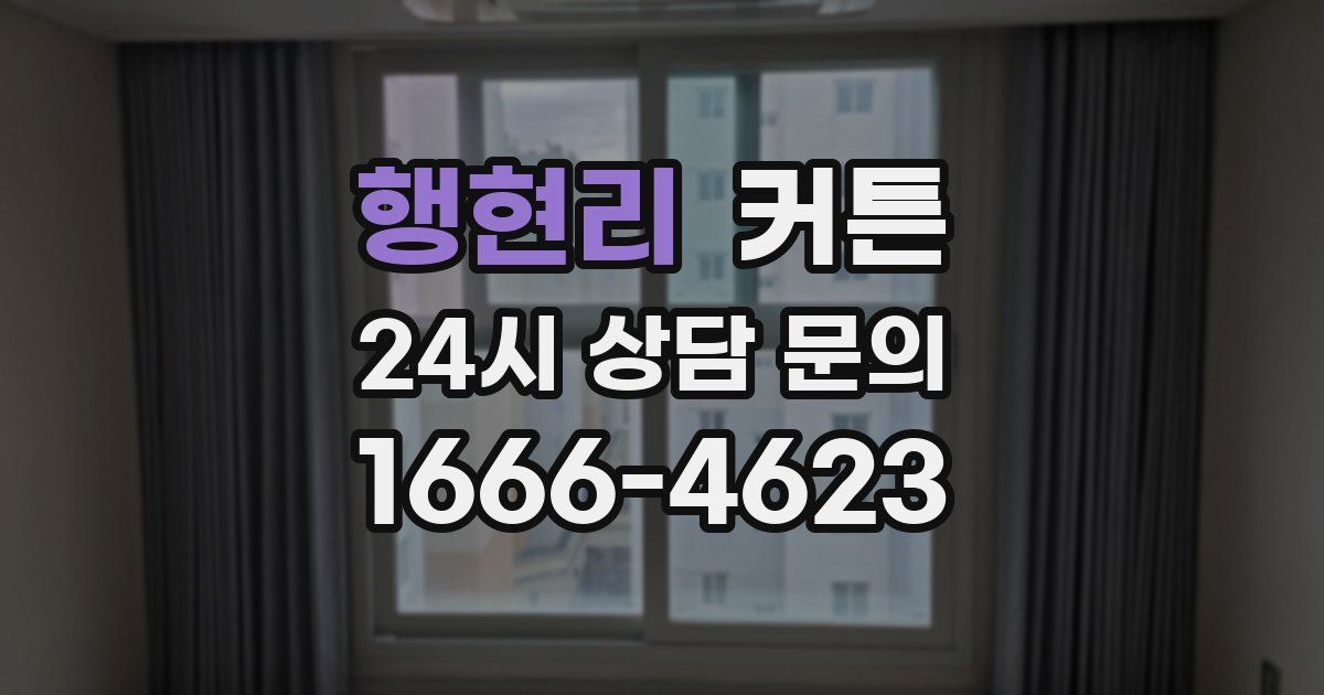 행현리 커튼