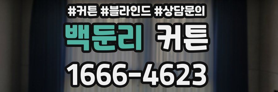 백둔리 커튼