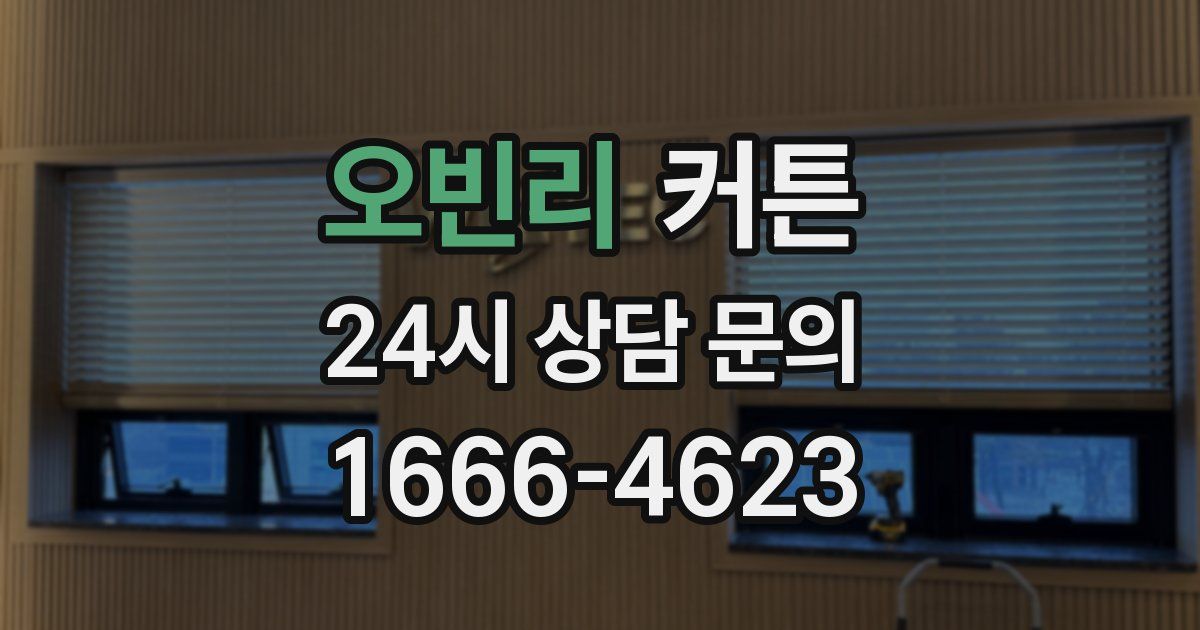 오빈리 커튼