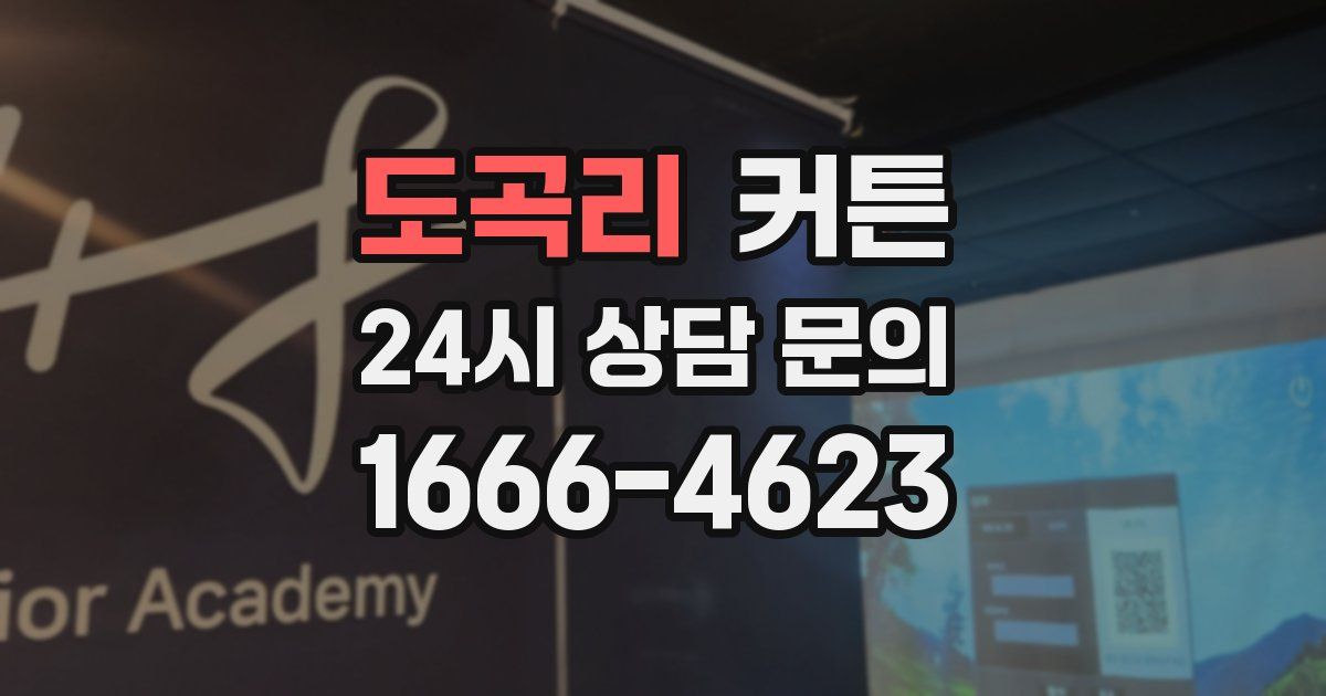 도곡리 커튼