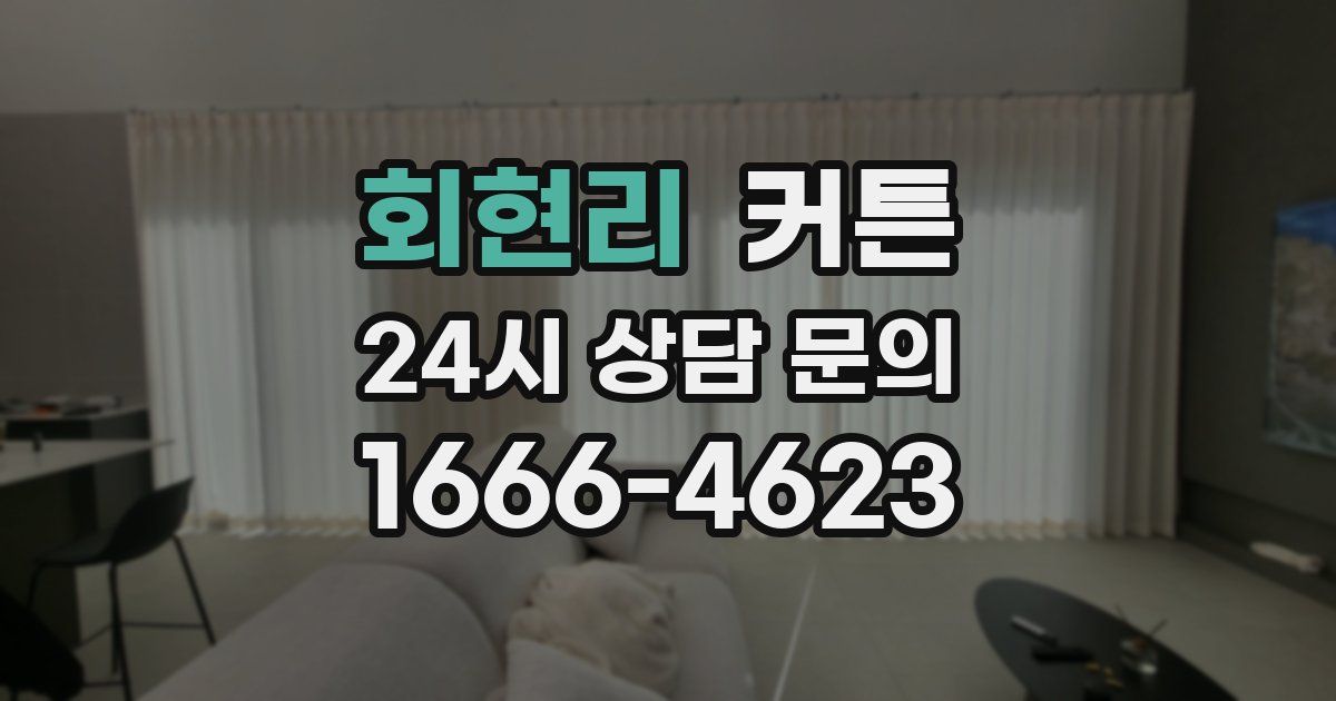 회현리 커튼