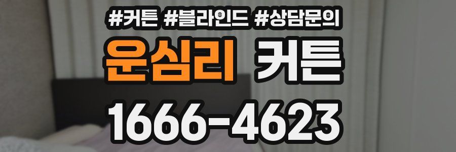 운심리 커튼