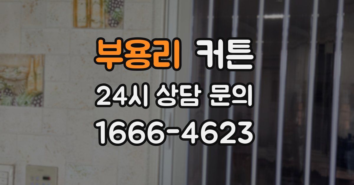 부용리 커튼