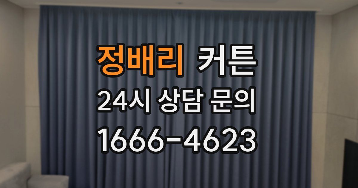 정배리 커튼