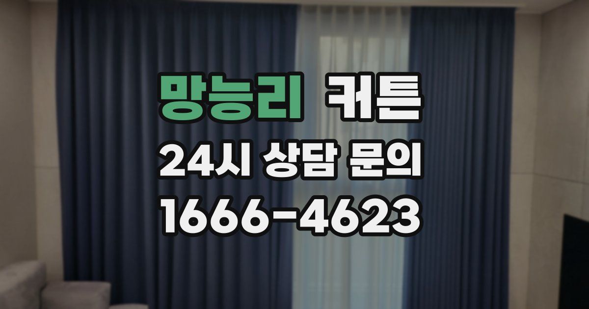 망능리 커튼