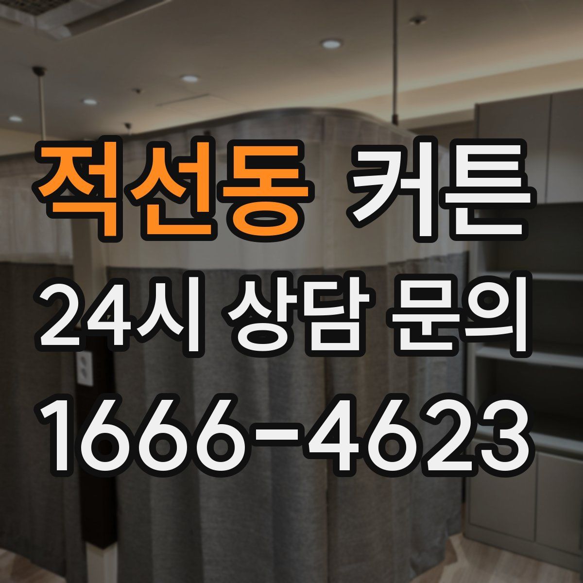 적선동 커튼