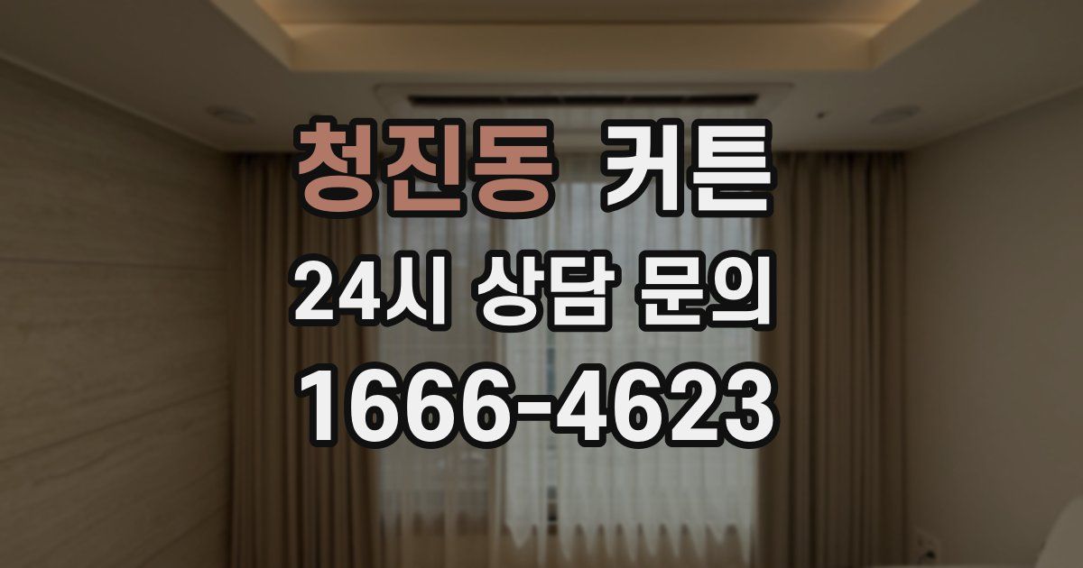 청진동 커튼