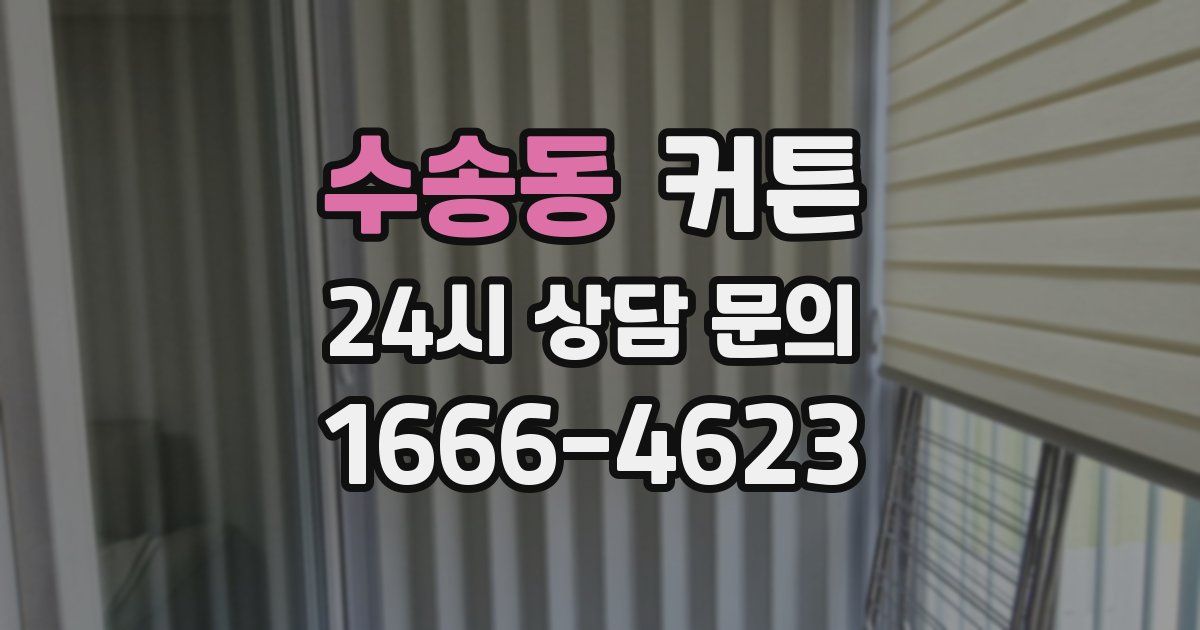 수송동 커튼