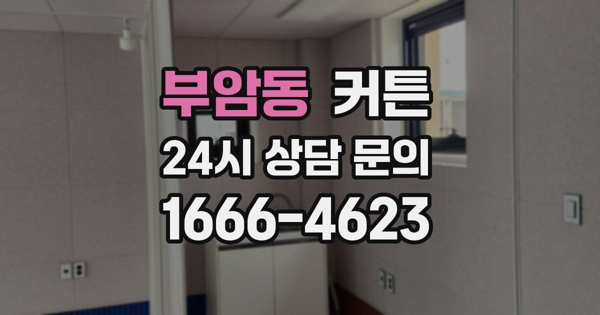 부암동 커튼