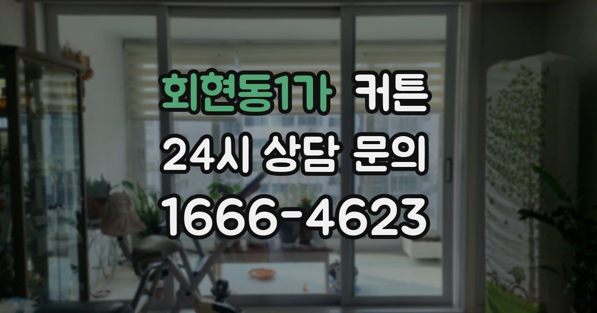 회현동1가 커튼