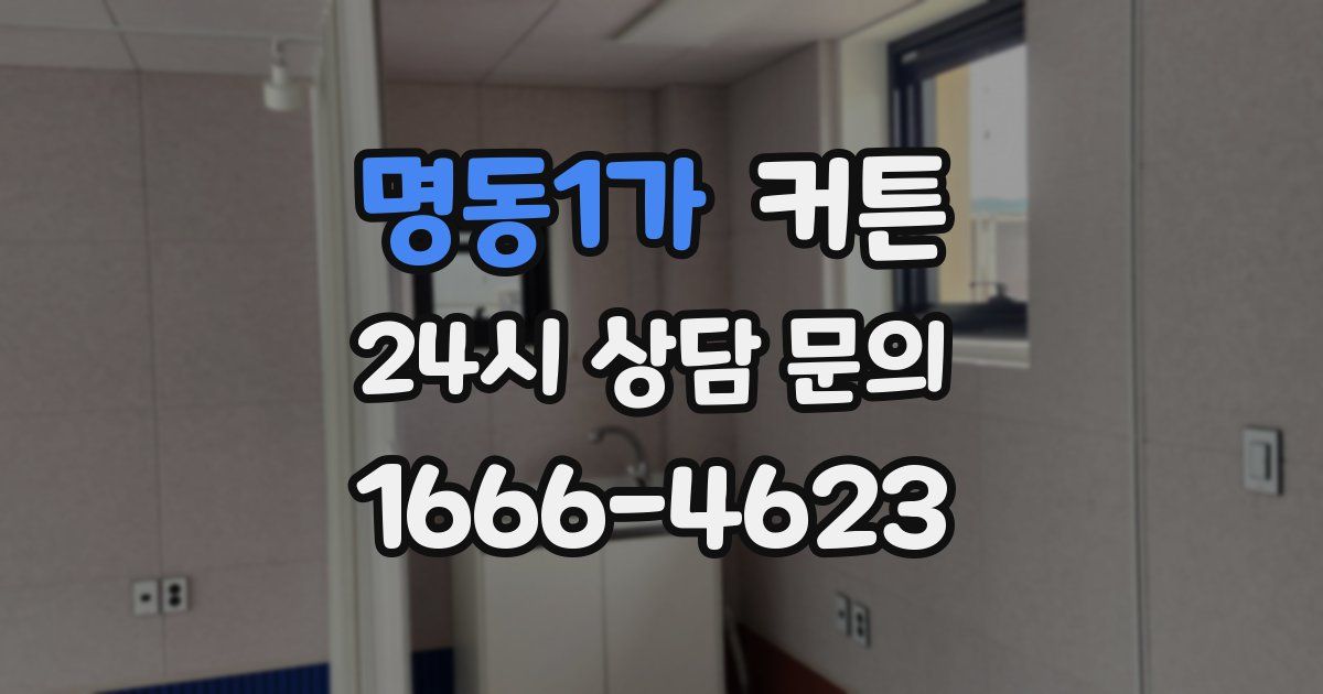 명동1가 커튼