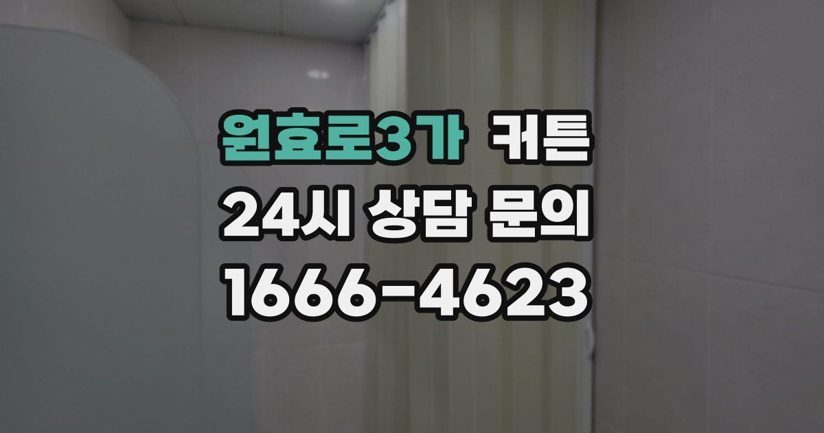 원효로3가 커튼