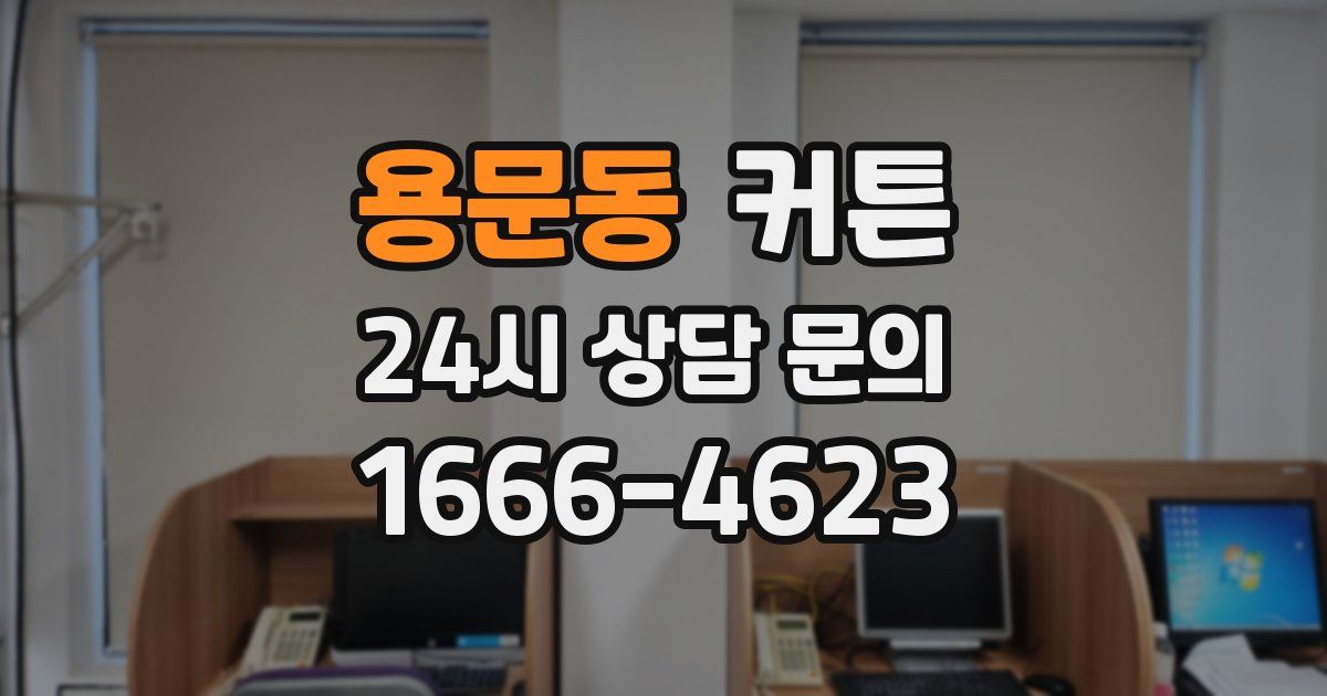 용문동 커튼