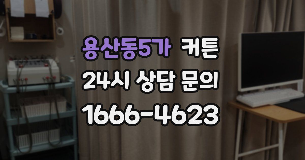 용산동5가 커튼