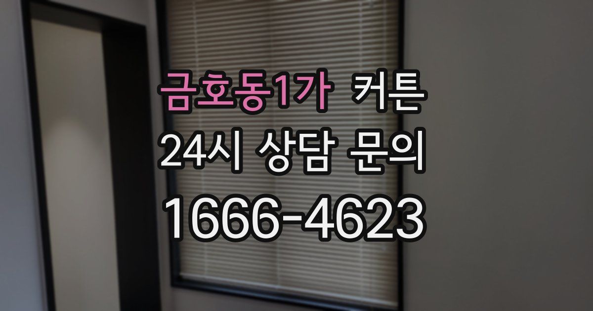 금호동1가 커튼