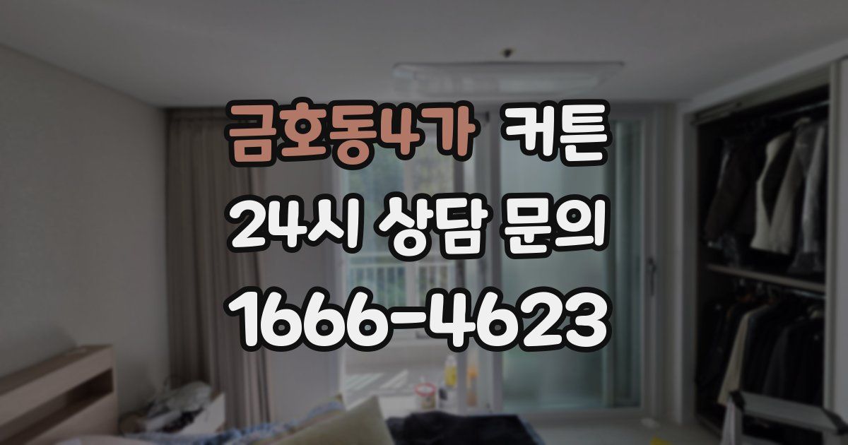 금호동4가 커튼