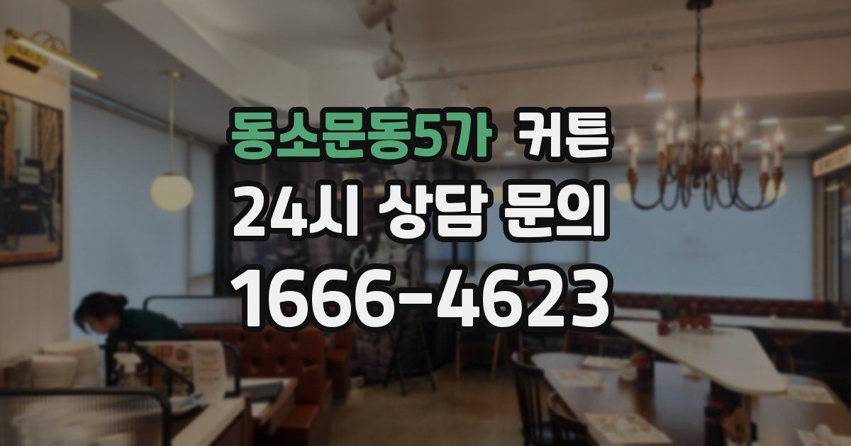 동소문동5가 커튼