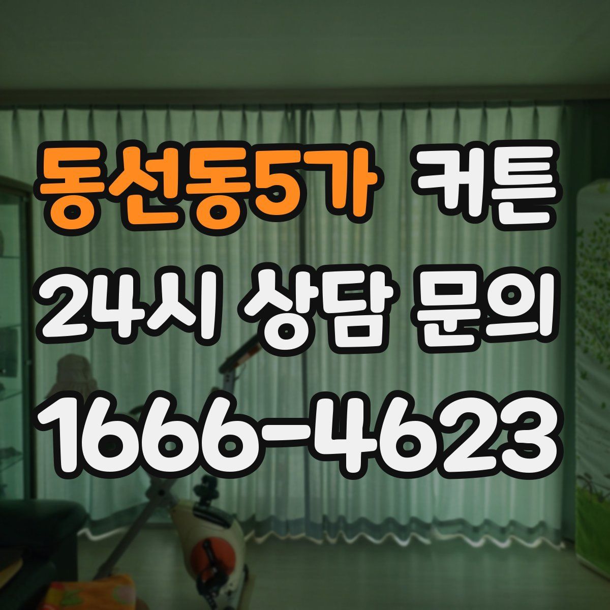 동선동5가 커튼