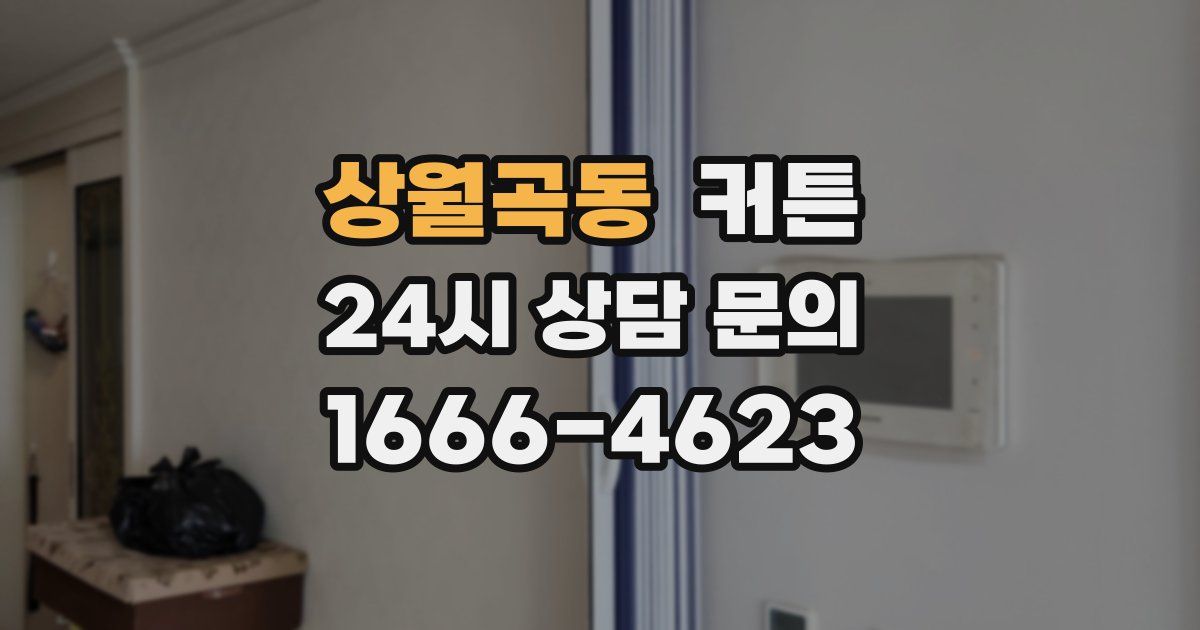 상월곡동 커튼