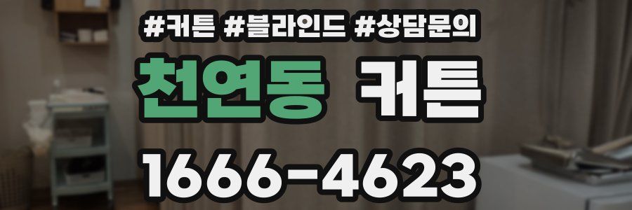 천연동 커튼