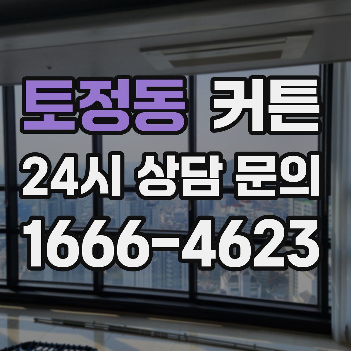 토정동 커튼