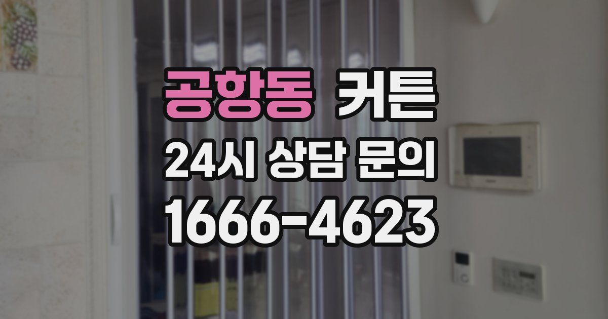 공항동 커튼
