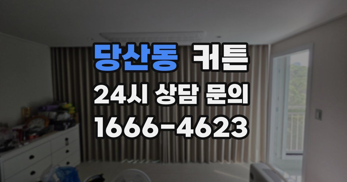 당산동 커튼