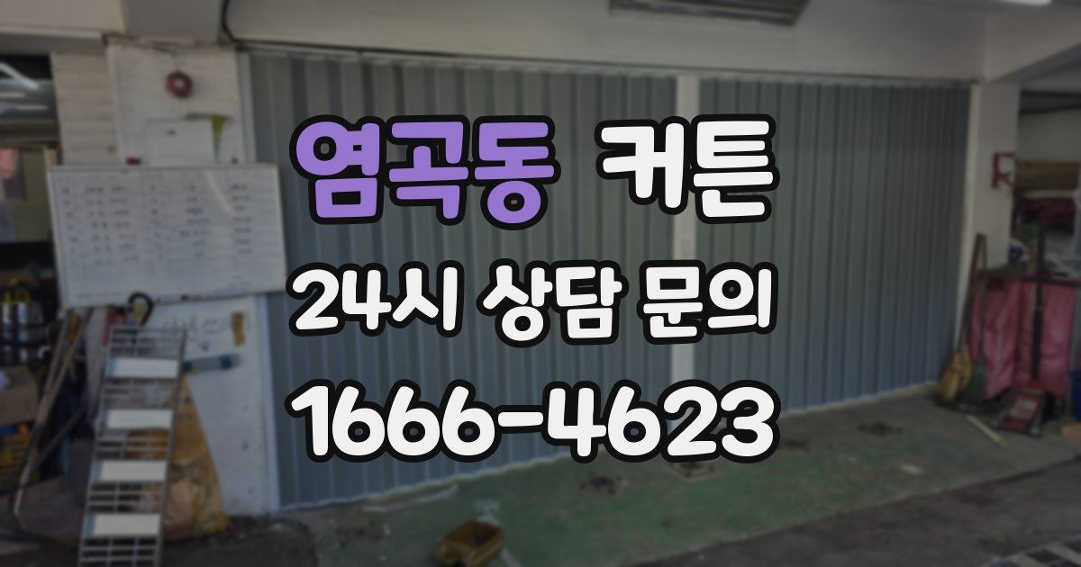 염곡동 커튼