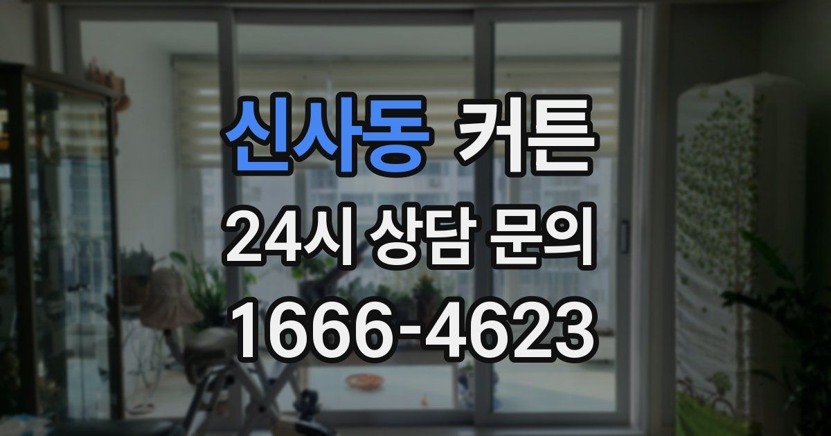 신사동 커튼