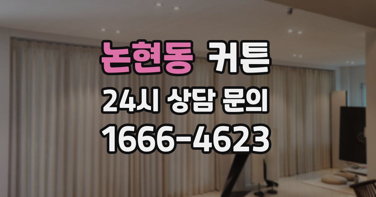 논현동 커튼