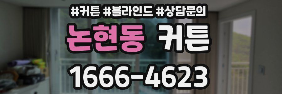 논현동 커튼