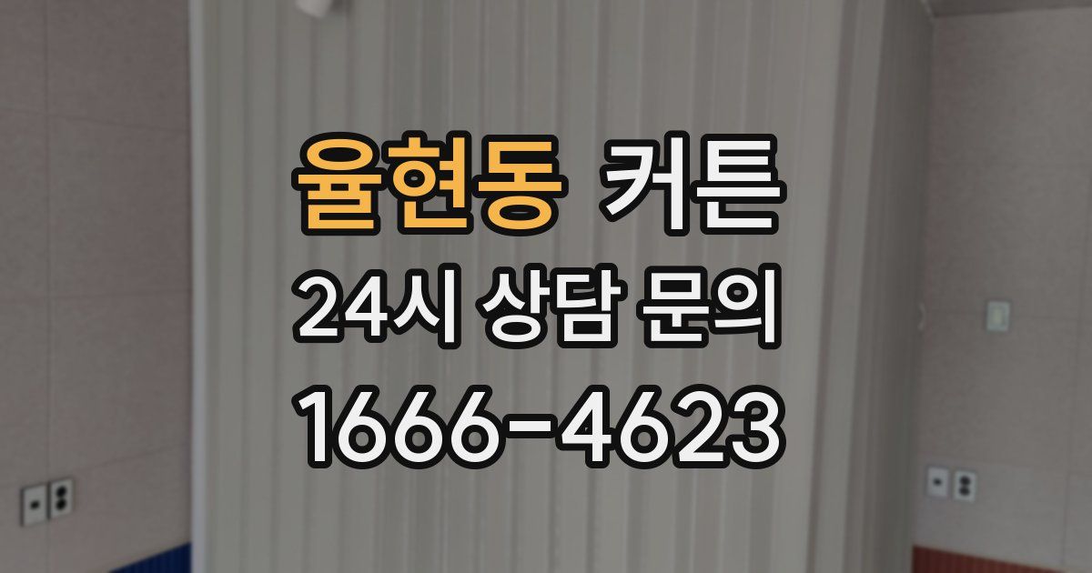 율현동 커튼