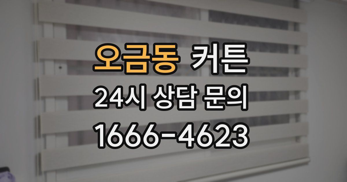 오금동 커튼