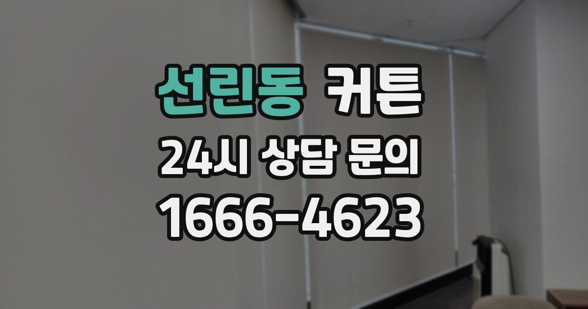 선린동 커튼