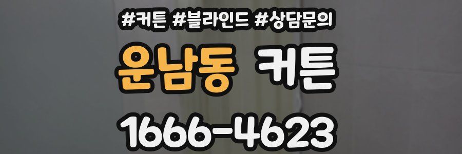 운남동 커튼