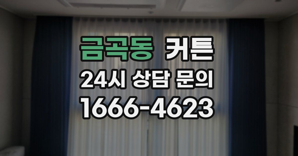 금곡동 커튼